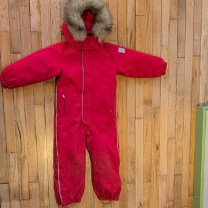 Reima Size 5T 110 Red Snowsuit